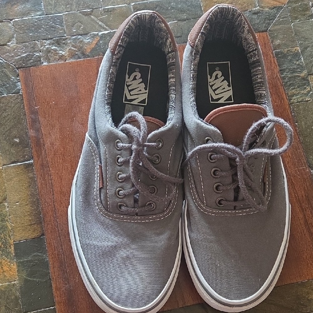 Vans Gray Casual Men's Shoes Mens Size 10.5